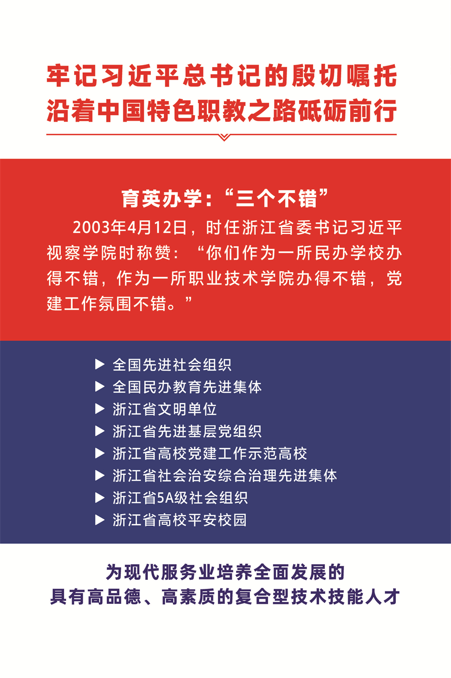 浙江育英職業(yè)技術(shù)學(xué)院2024年高職提前招生簡章