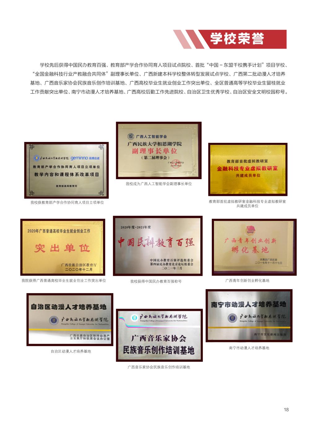 廣西民族大學(xué)相思湖學(xué)院－2025年招生簡章