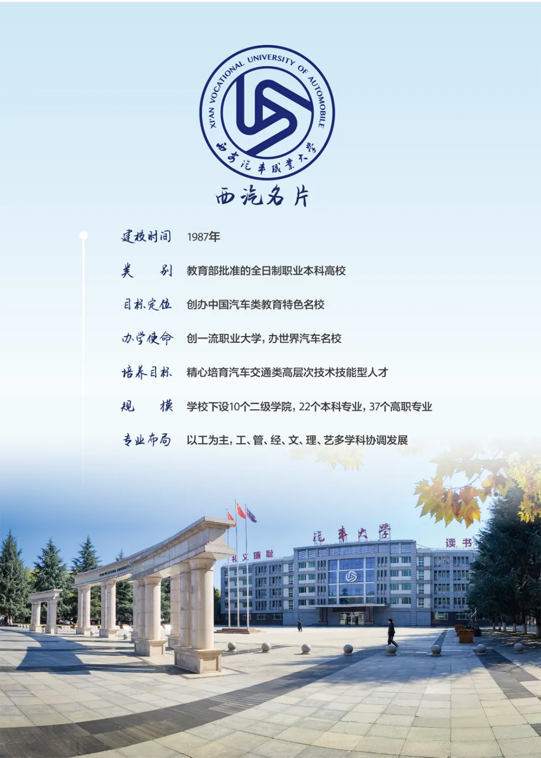 西安汽車職業(yè)大學(xué)2025五年制高職報(bào)考指南